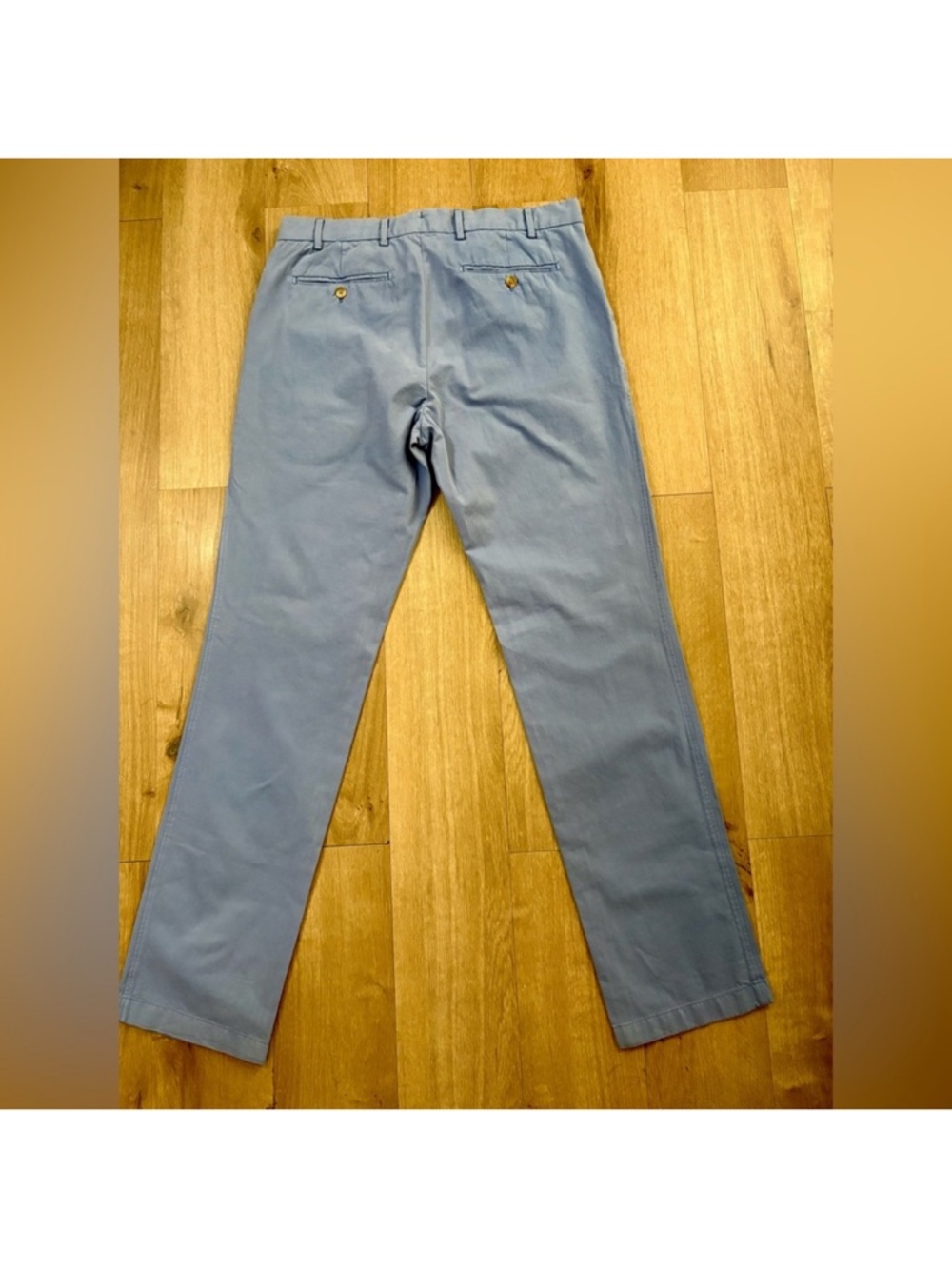Men’s J. McLaughlin Blue Chino Pants - Size 34 - Picture 2 of 6
